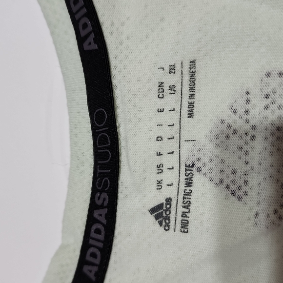 Adidas Studio Aeroready Racerback Tank Top - Picture 8 of 11